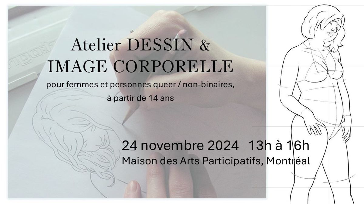 Atelier D\u00c9COUVERTE du dimanche: Dessin & image corporelle