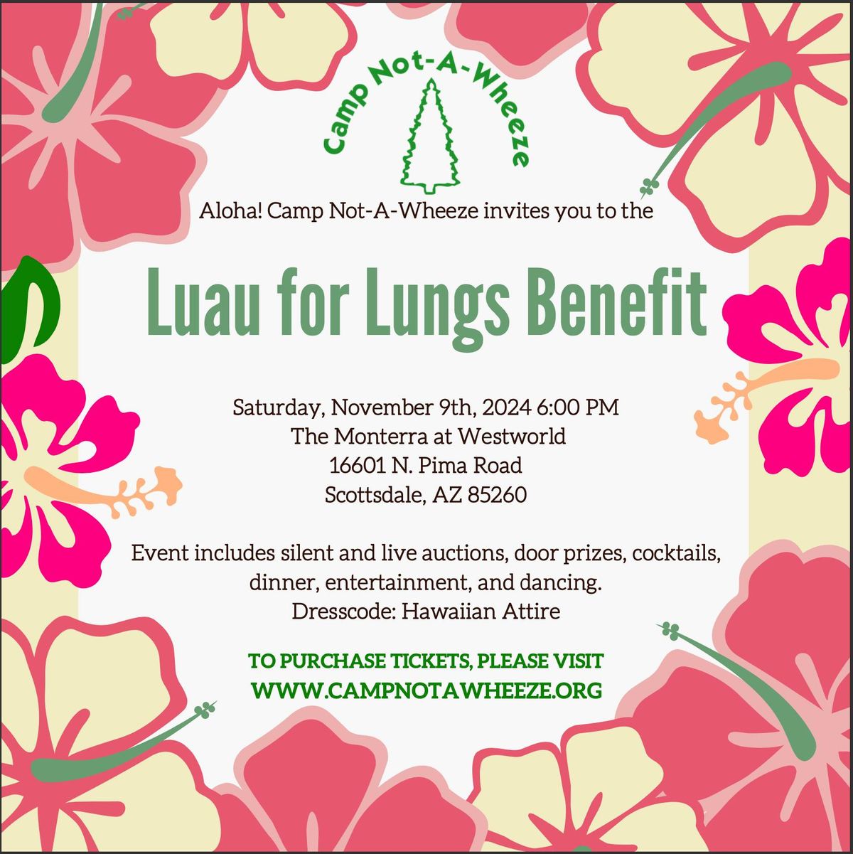 Luau 4 Lungs Benefit