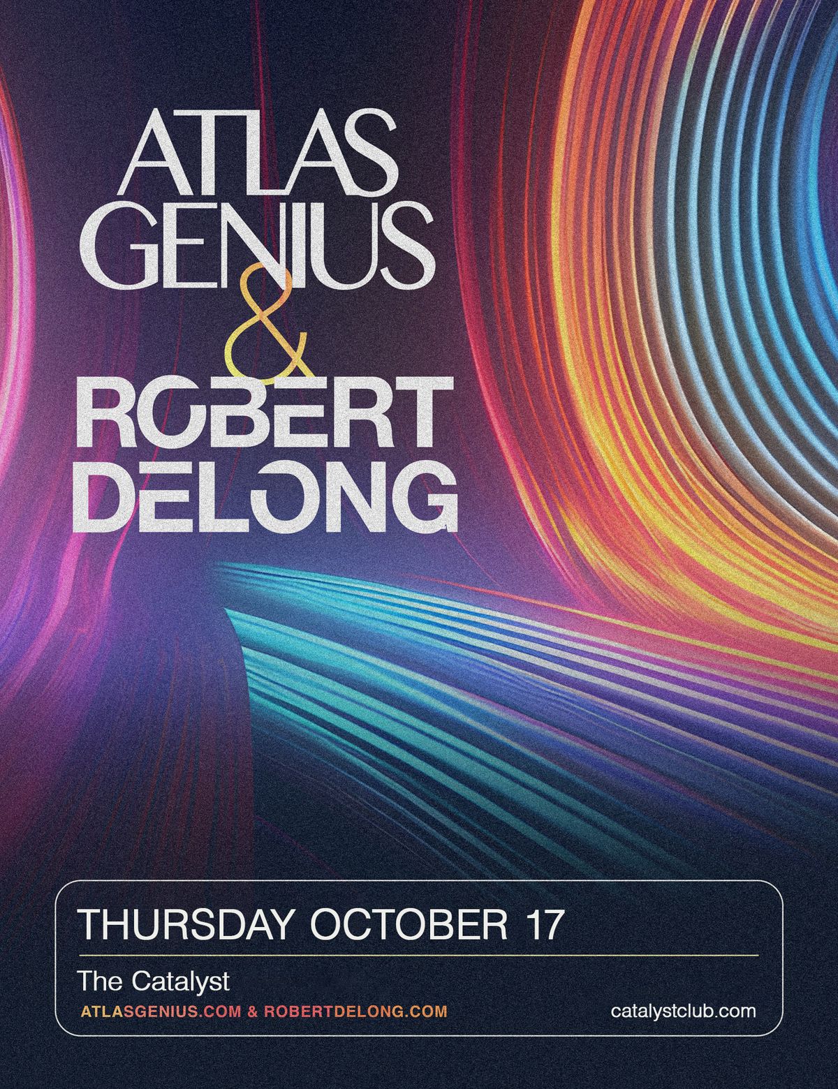 Robert DeLong & Atlas Genius Live at The Catalyst, Santa Cruz