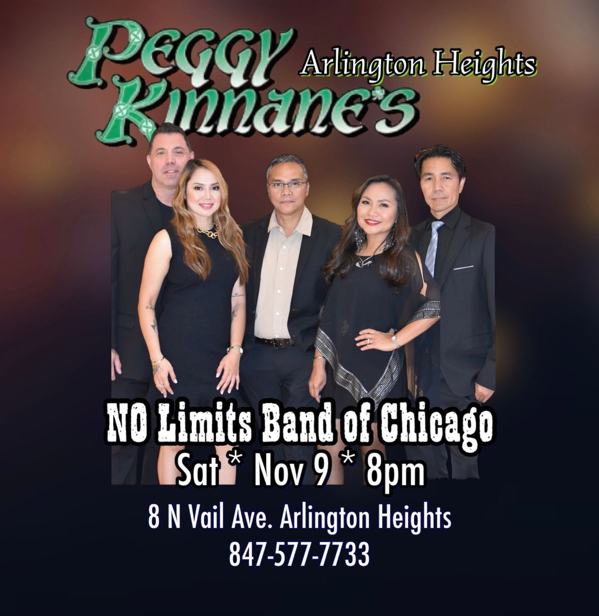 No Limits Band of Chicago Live at Peggy Kinnane\u2019s 