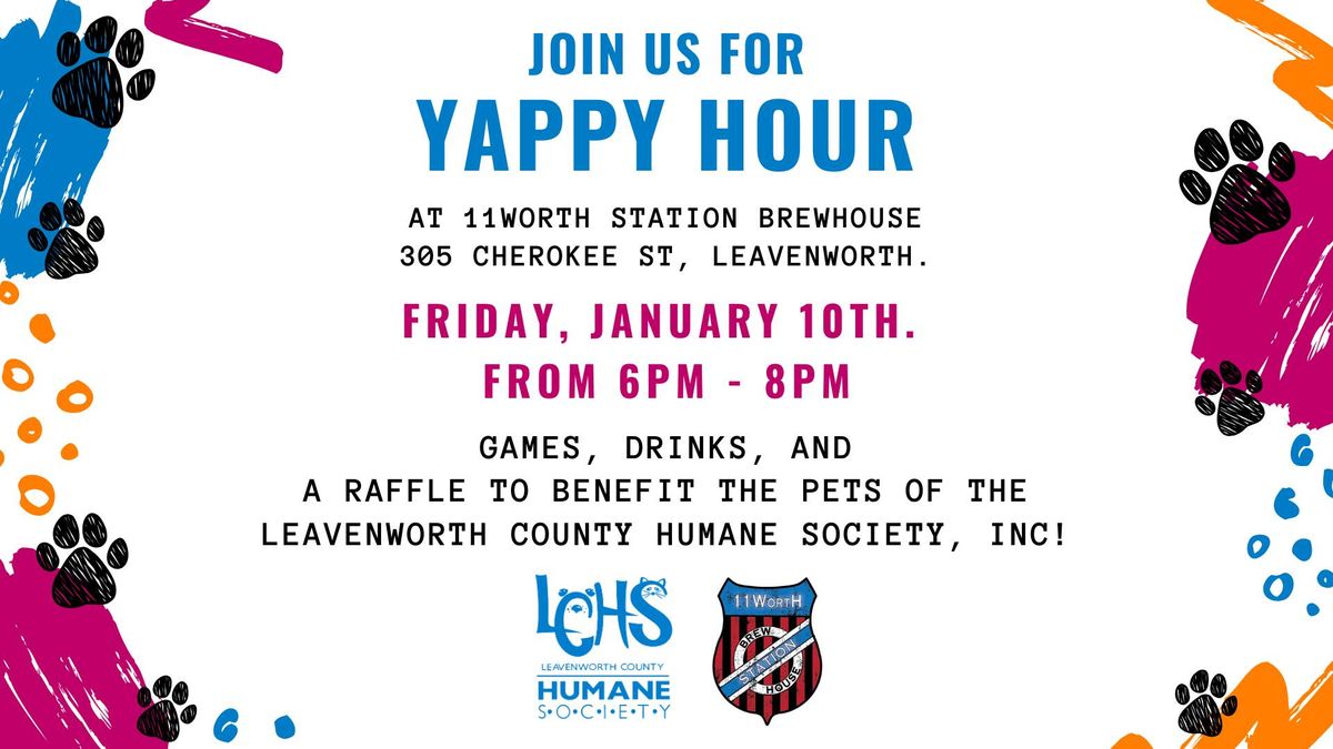 Yappy Hour at 11Worth Station Brewhouse