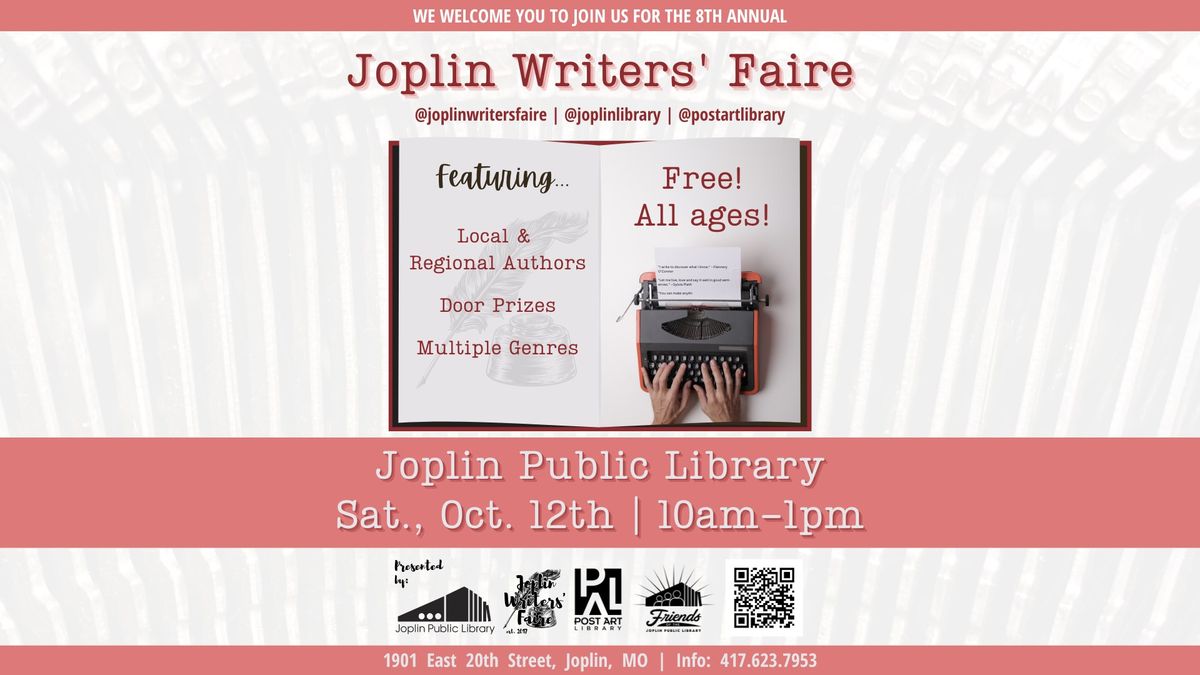 2024 Joplin Writers' Faire