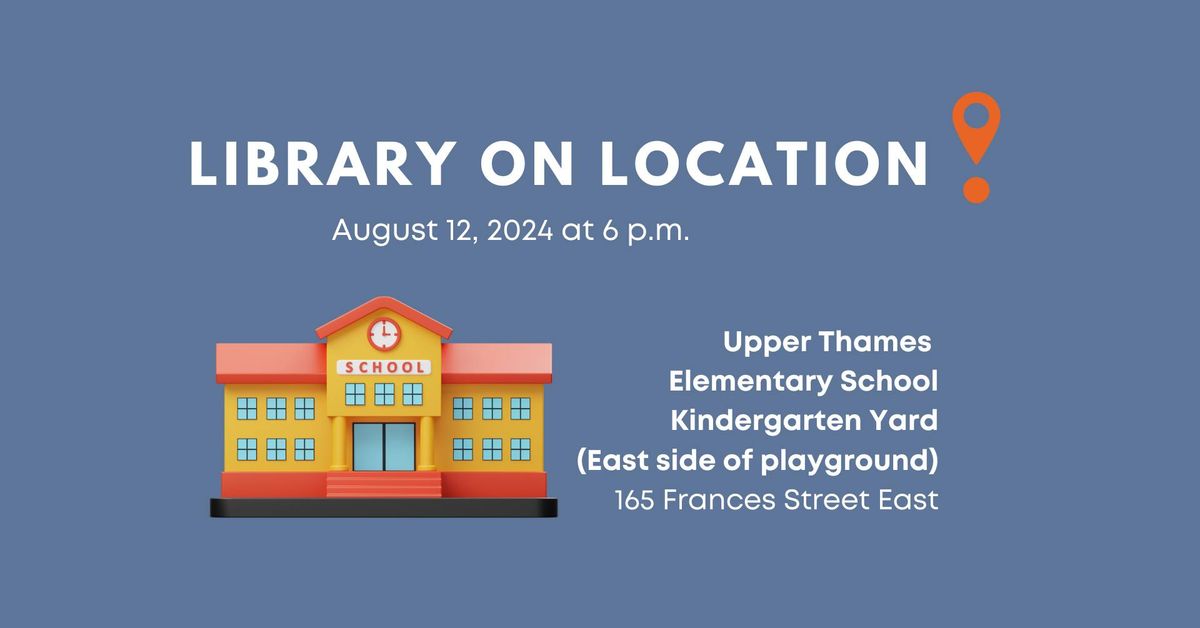 Library on Location- UTES Kindergarten yard