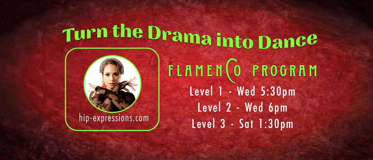 Flamenco 3: Intermediate with Vanessa Cerallo | Sat at 1:30 pm | Hip Expressions 