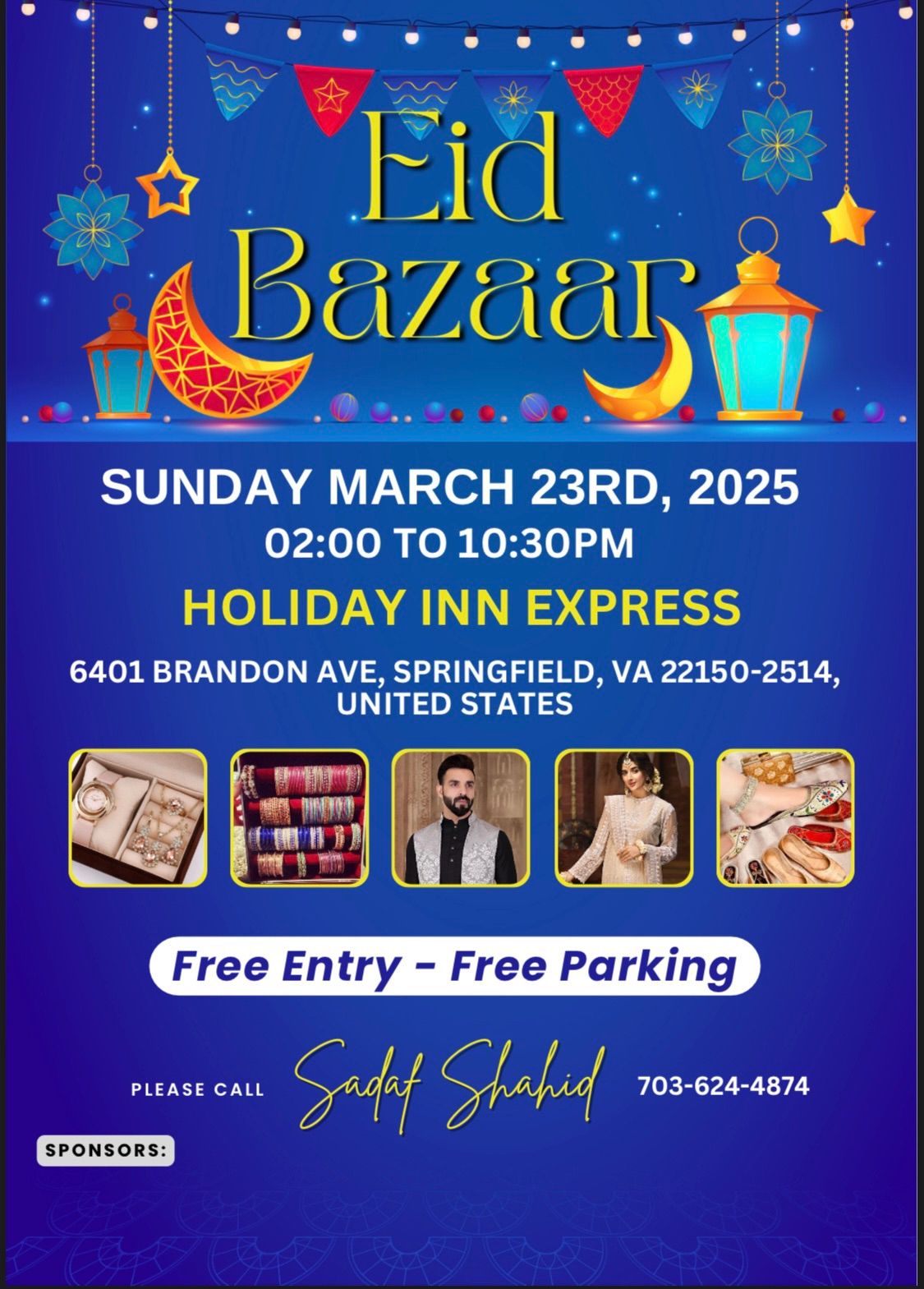 Springfield Eid Bazar (Sunday March 23rd 2025)