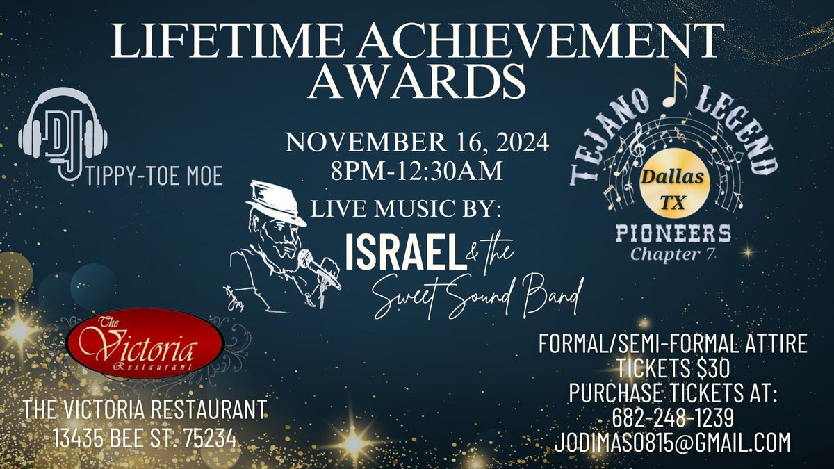 Tejano Legend Pioneers Dallas, Lifetime Achievement Awards