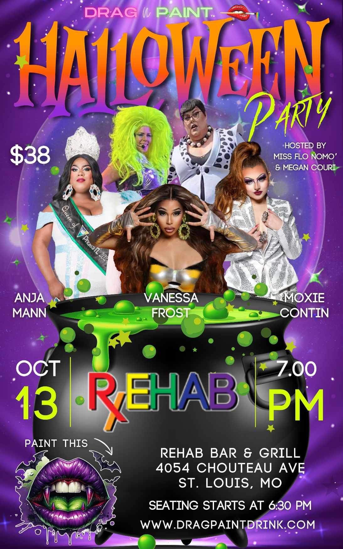 Drag N\u2019 Paint Halloween Bash at Rehab 