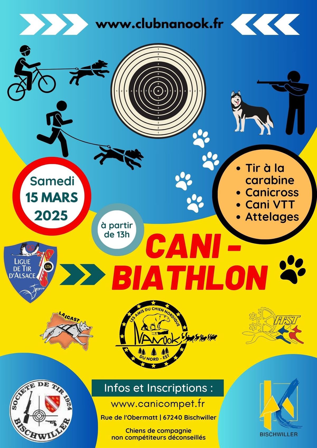 4\u00e8me CANI-BIATHLON \u00e0 Bischwiller 