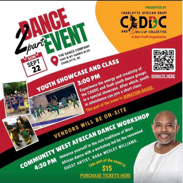 Two Part Event Youth Showcase and Dance Workshop