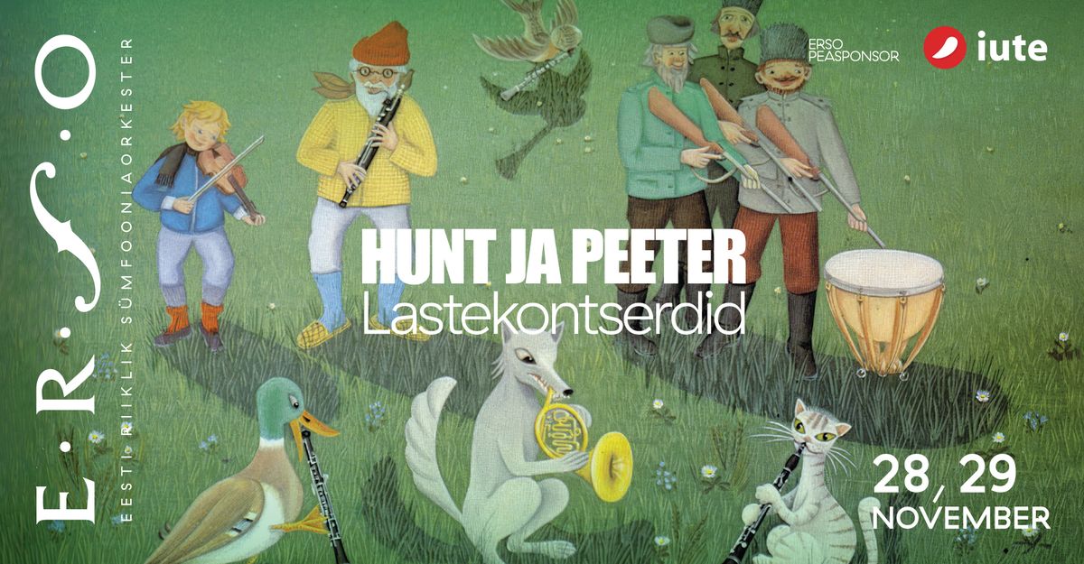 Hunt ja Peeter. ERSO Lastekontserdid