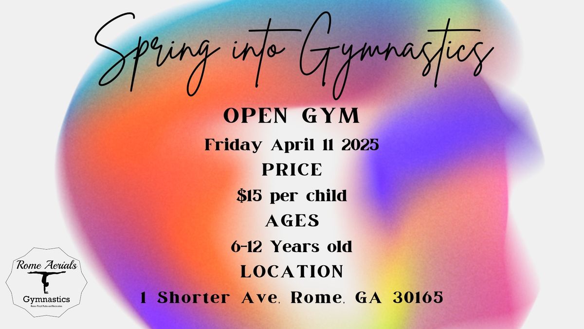 Spring into Gymnastics Open Gym