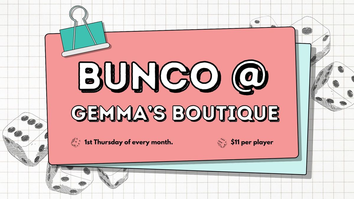 Bunco Night @ Gemma's Boutique
