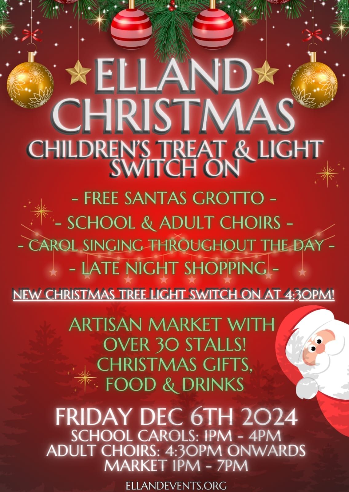 Elland Childrens Treat plus Christmas Tree & Lights