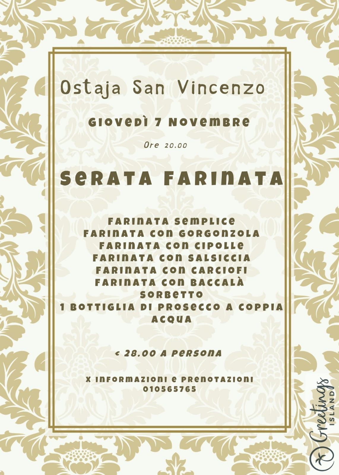 serata farinata