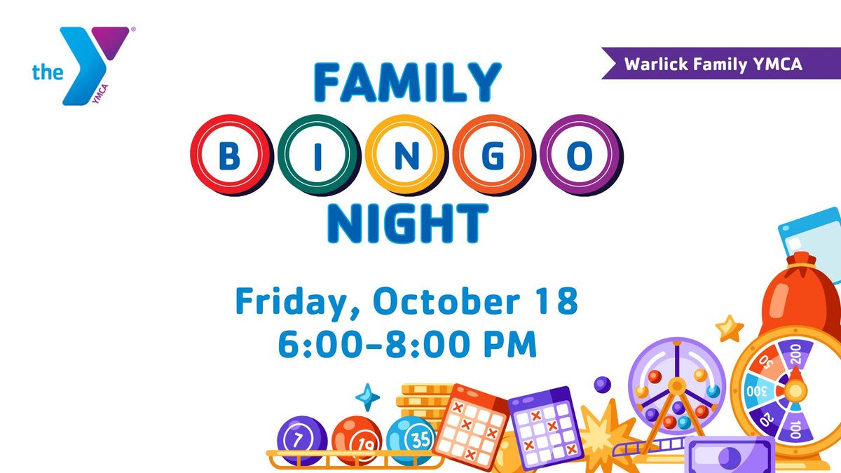 Family BINGO Night at the Warlick Family YMCA