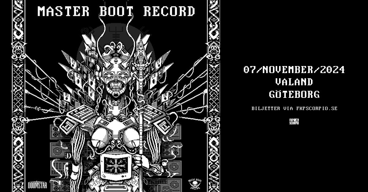 Master Boot Record + support: Arottenbit | G\u00f6teborg