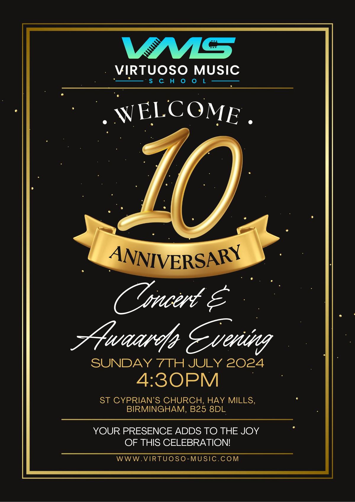 Virtuoso Music School 10 Year Anniversary Concert & Awards Evening