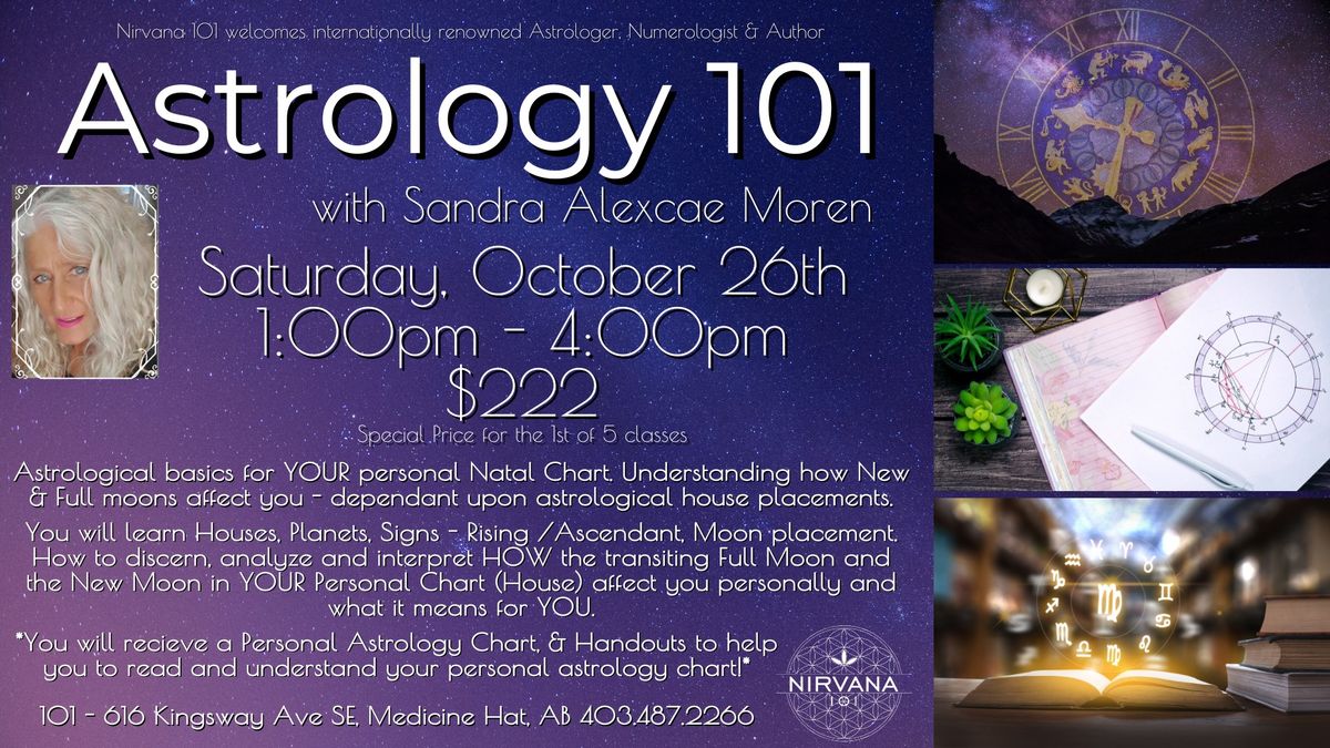 Astrology 101 with Sandra Alexcae Moren