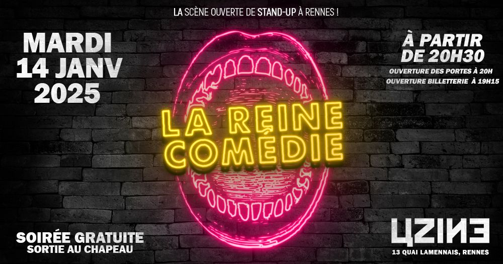 Stand-Up \/\/ Sc\u00e8ne ouverte comique \u00e0 L'Uzine !