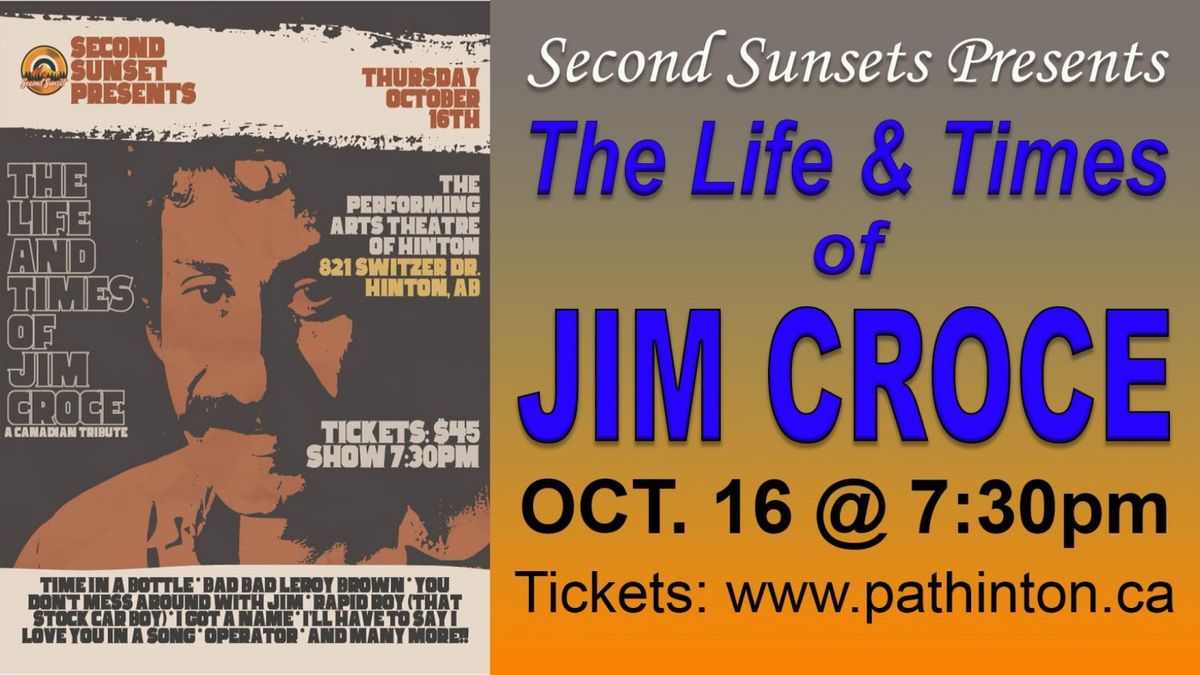The Life and Times of Jim Croce at Jeanne & Peter Lougheed Performing Arts Centre