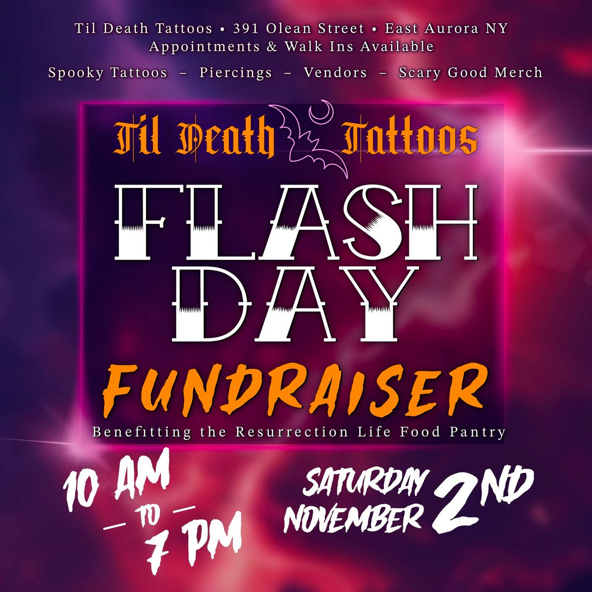 Spooktacular Flash Event: To Benefit Resurrection Life Food Pantry 