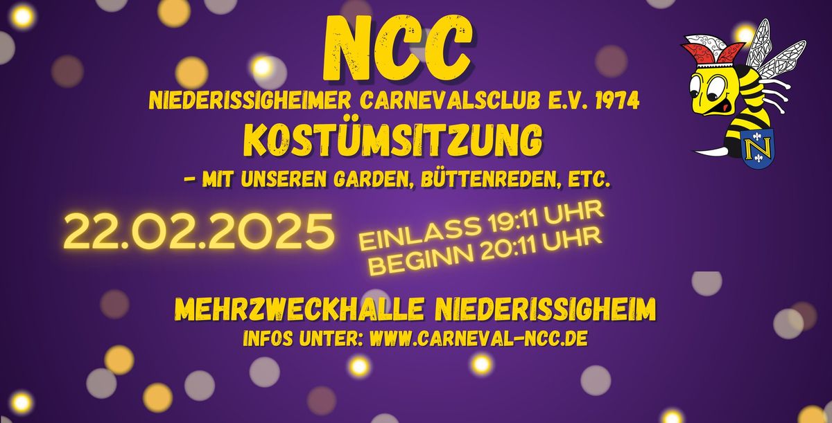 NCC Kost\u00fcmsitzung 2025