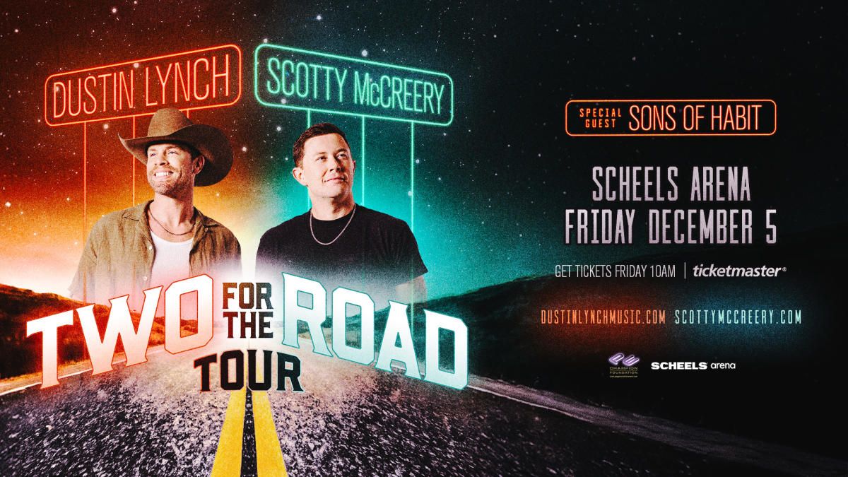Dustin Lynch and Scotty McCreery at The Corbin Arena