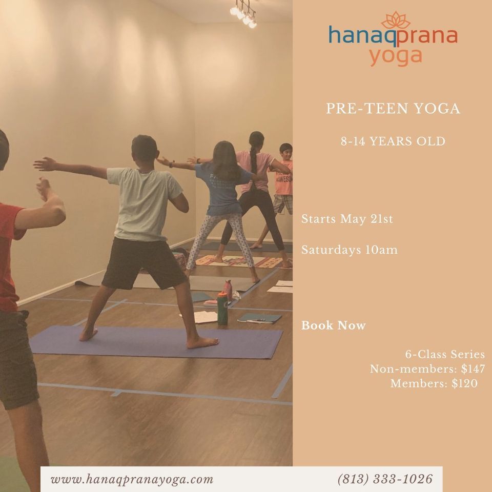 Pre-Teen Yoga - Series for 8-14 years old with Amanda Laseter, RYT200 Lead Instructor