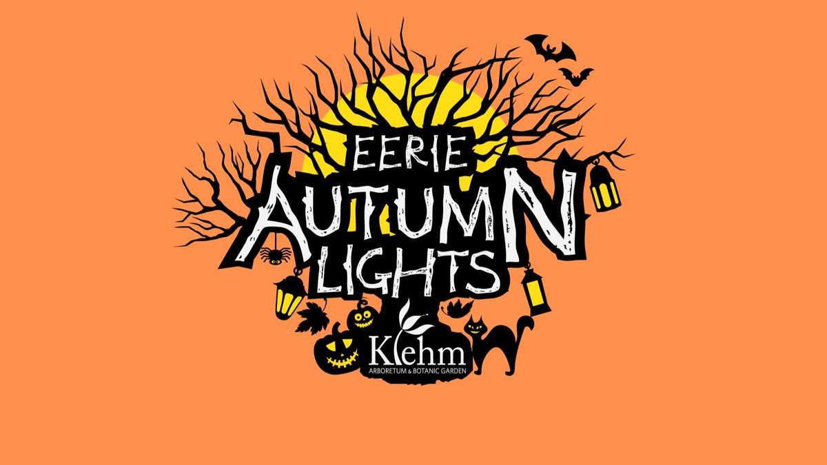 Eerie Autumn Lights at Klehm Arboretum