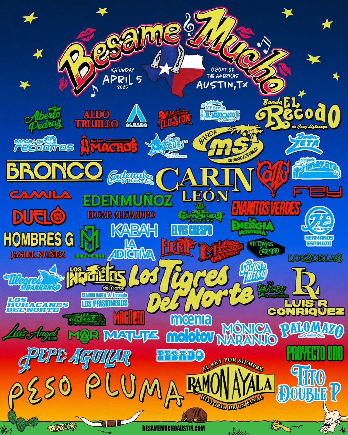 2025 Besame Mucho Festival at Circuit of The Americas