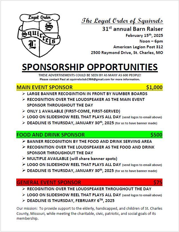 31st Annual Barn Raiser