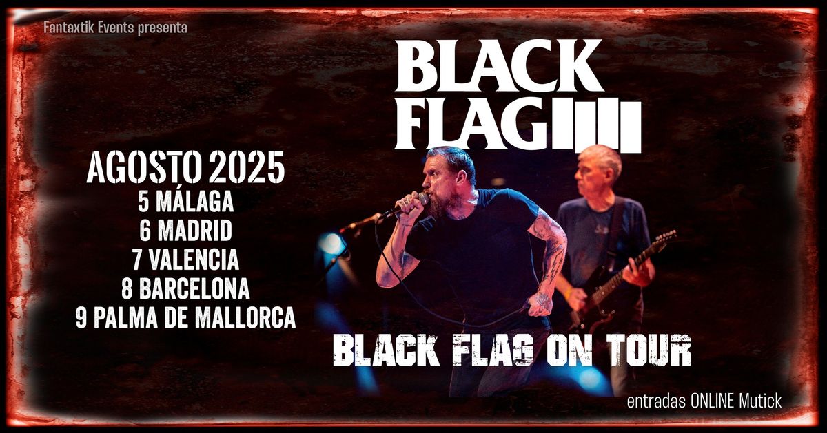 BLACK FLAG en concierto - M\u00c1LAGA