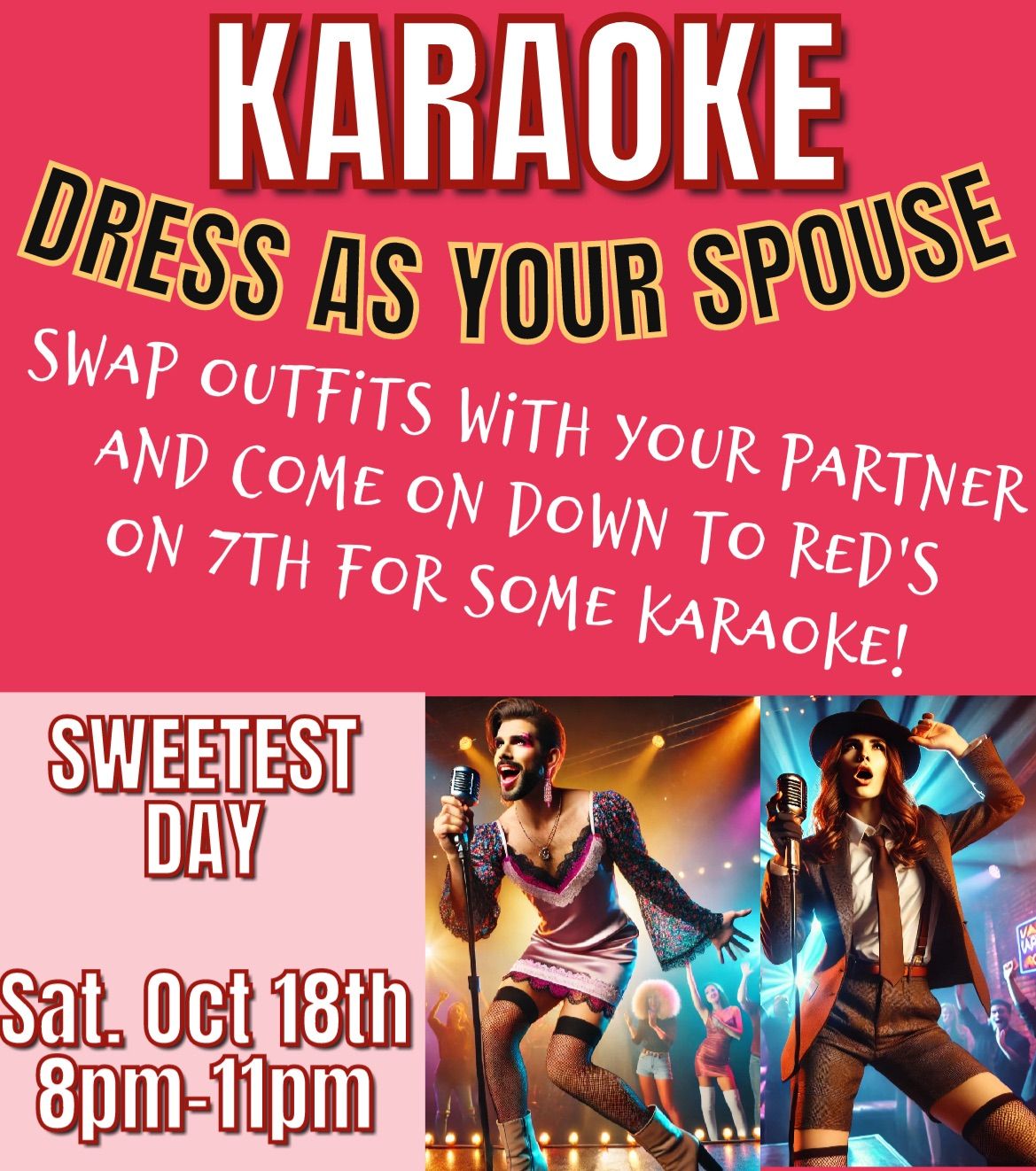 KARAOKE: Dress as Your Spouse