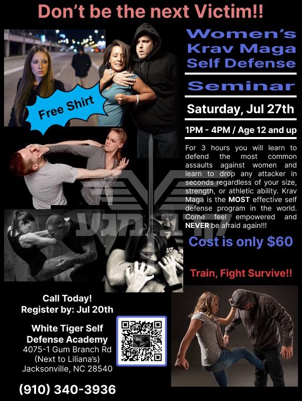 Women\u2019s Krav Maga Self Defense Seminar