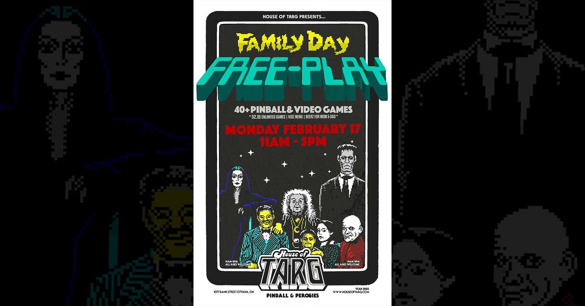 FAMILY DAY FREE-PLAY 11am-5pm