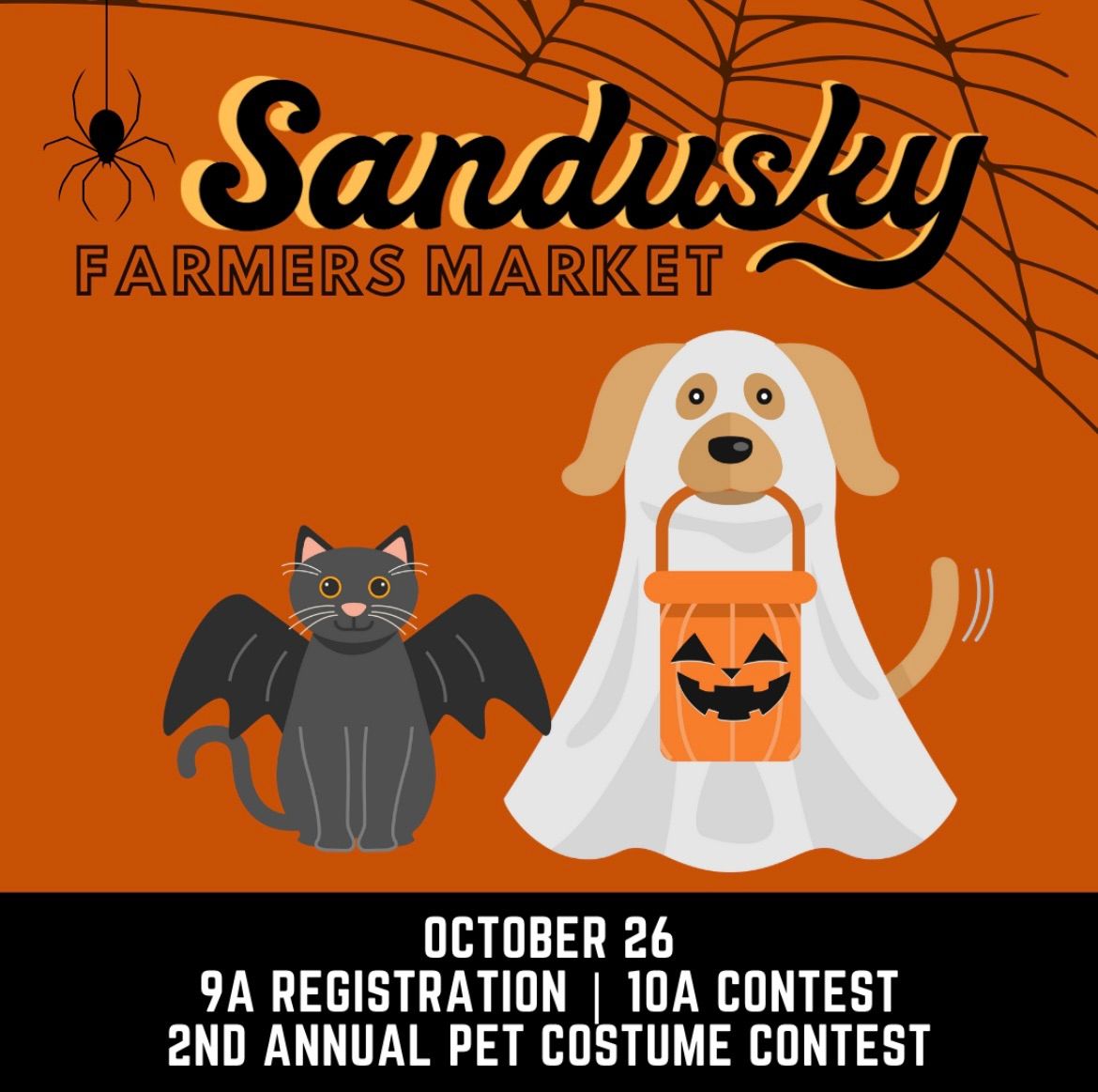 2nd Annual Pet Costume Contest at the Sandusky Farmers Market 