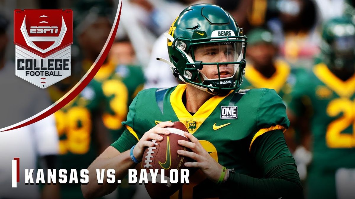 Kansas Jayhawks at Baylor Bears Football