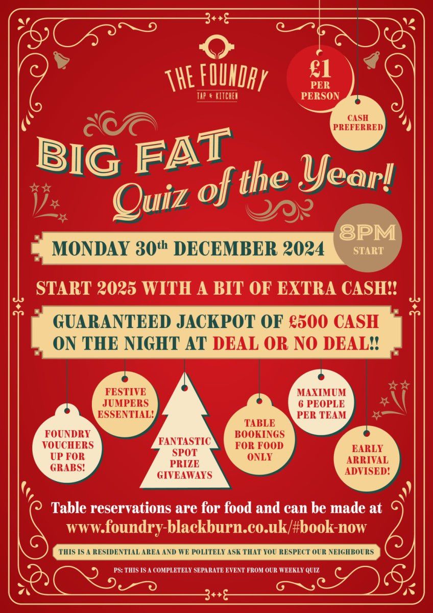 The Big Fat Quiz of The Year 2024 