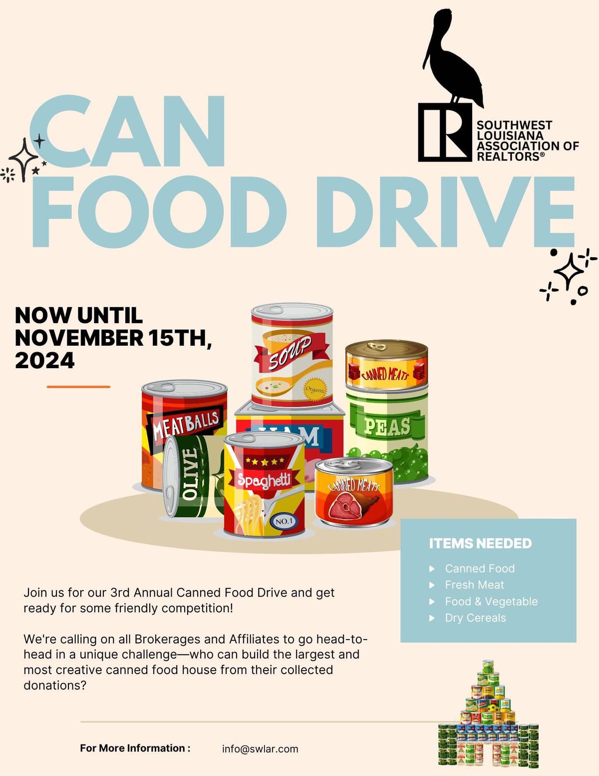 Canned Food Drive Competition 