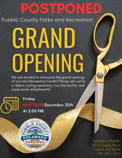 Pueblo County Parks & Rec Center Ribbon Cutting