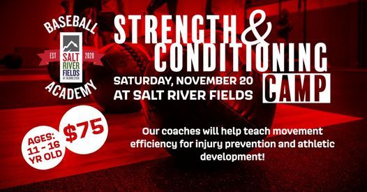Strength Conditioning Camp Salt River Fields At Talking Stick Scottsdale November 21