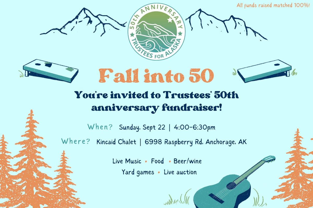 Fall into 50 - Trustees' 50th anniversary fundraiser