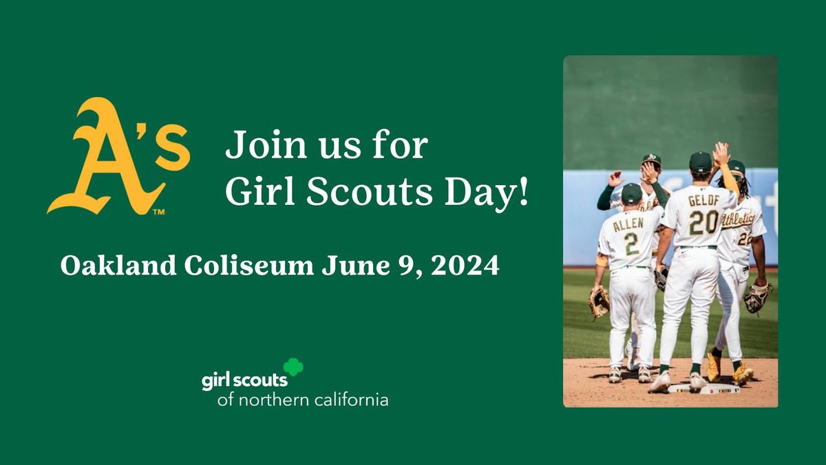 Oakland A's Girl Scouts Day