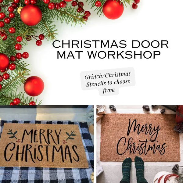 Holiday Door Mat Workshop