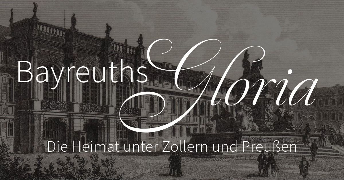 Bayreuths Gloria (F\u00fchrung durch die Anlagen des Neuen Schlosses)