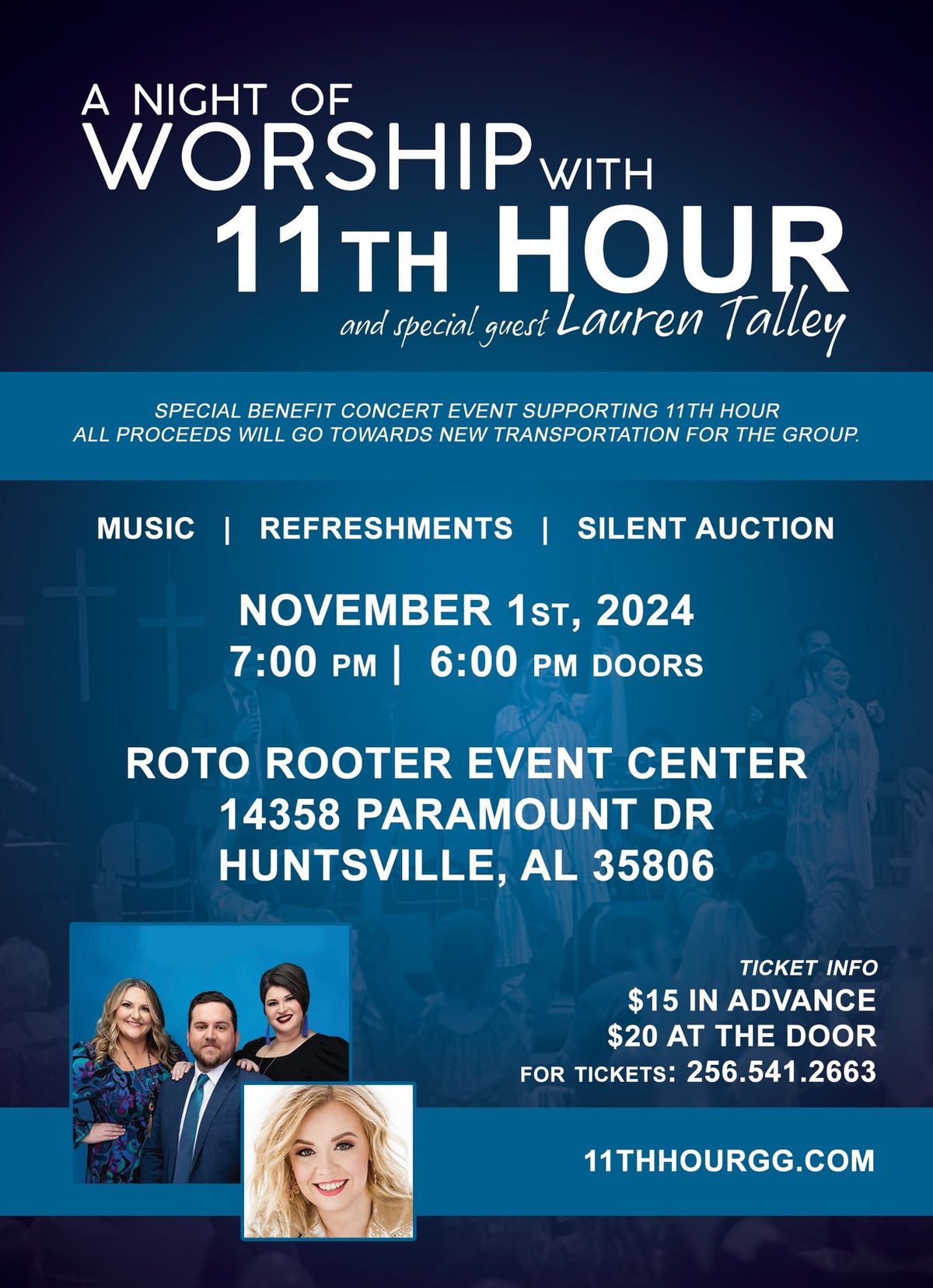 A Night of Worship with 11th Hour & Lauren Talley 