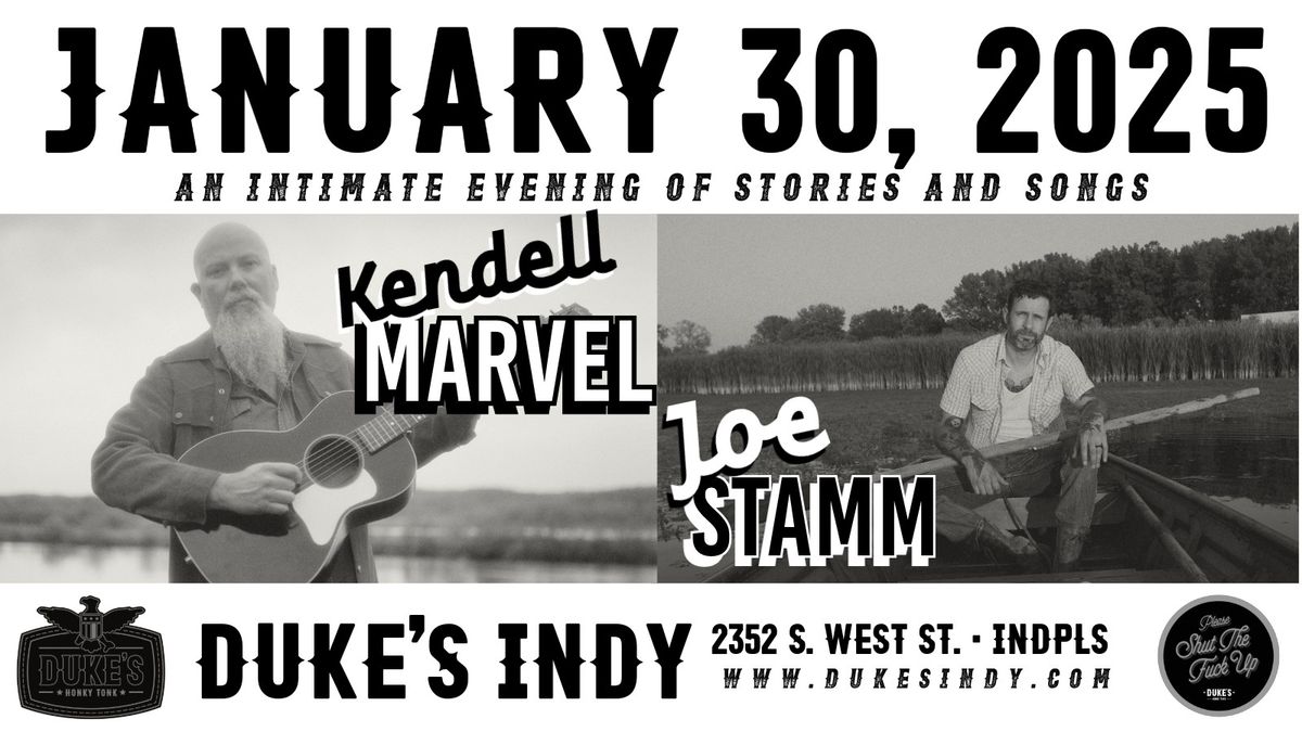 An Evening with Kendell Marvel and Joe Stamm @ Duke's!