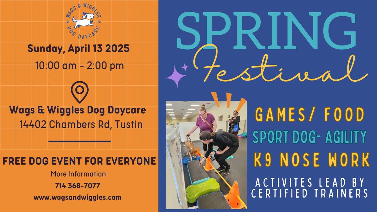 Wags & Wiggles Free Spring Festival