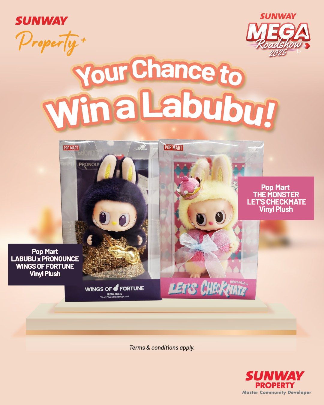 Win a Labubu @ Sunway Mega Roadshow 2025