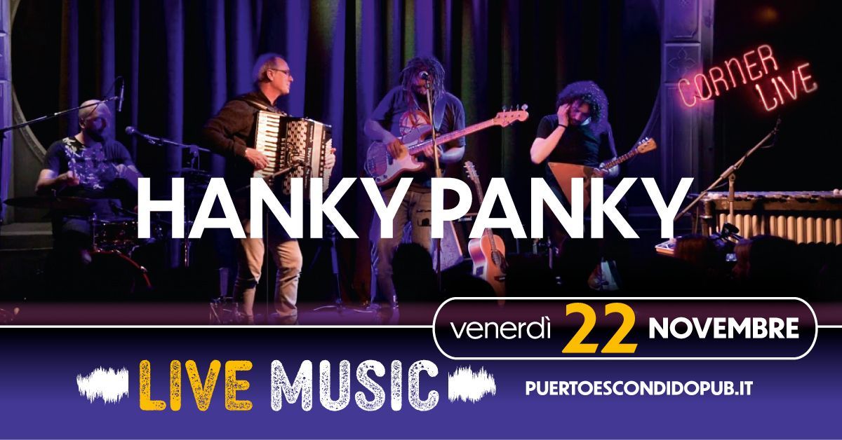 Hanky Panky Band live al Puerto Escondido